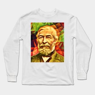 Jean Charles Galissard de Marignac Snow Portrait | Jean Charles Galissard de Marignac Artwork 5 Long Sleeve T-Shirt